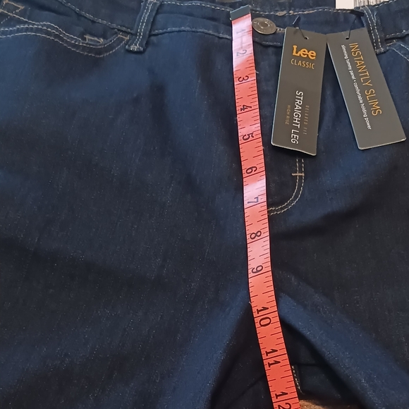 Lee Slim Straight Leg Jeans sz 12L NWT  Blue - Picture 5 of 9